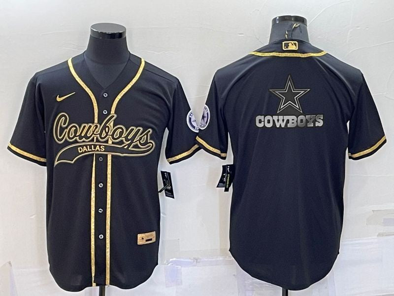 Men's Dallas Cowboys Black Game Jerseys