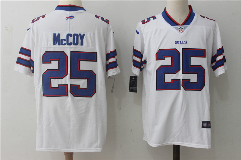 Men's Buffalo Bills LeSean McCoy #25 White Game Jerseys
