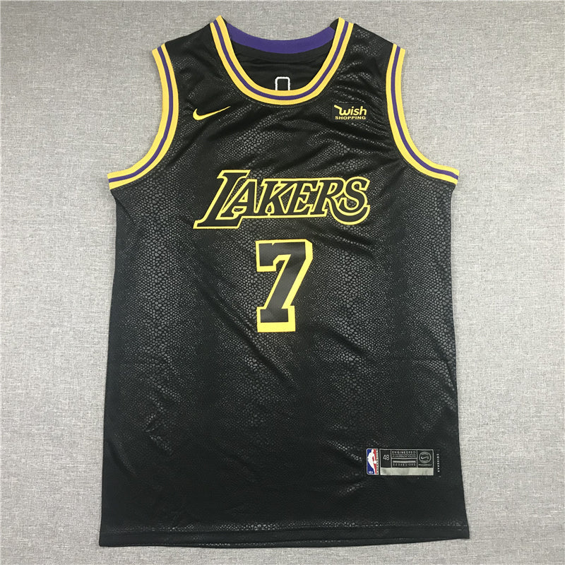 Men's Los Angeles Lakers Carmelo Anthony #7 Black City Edition Swingman Jerseys
