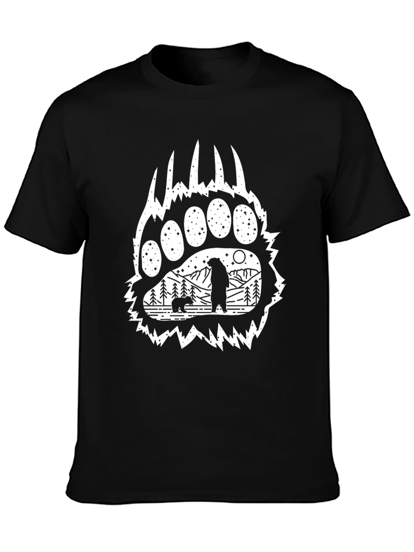 Bear Claw T-Shirt - Wildlife Design