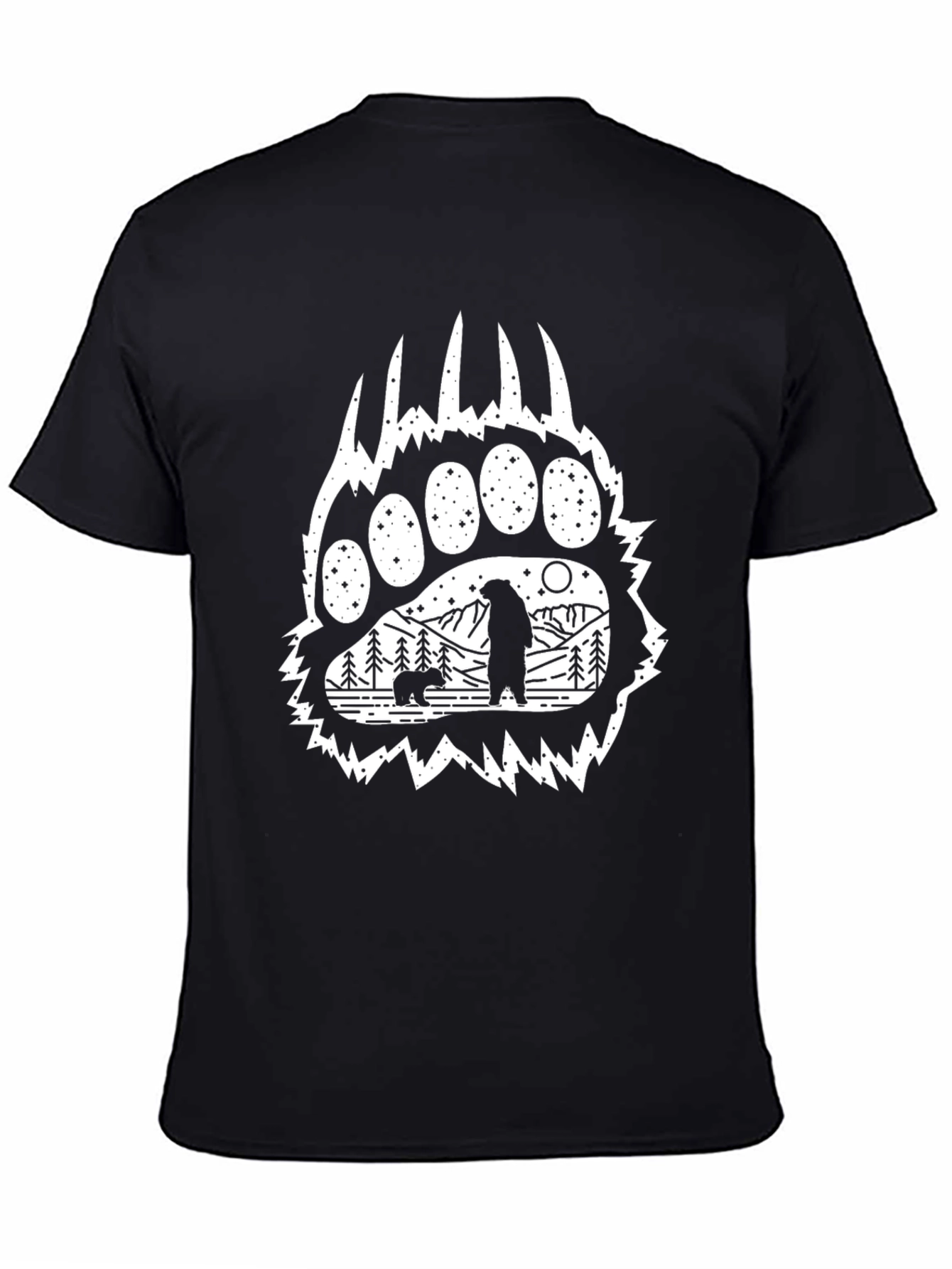 Bear Claw T-Shirt - Wildlife Design