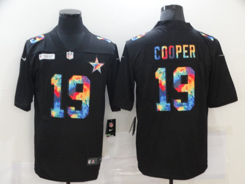 Men's Dallas Cowboys Amari Cooper #19 Black Game Player Jerseys