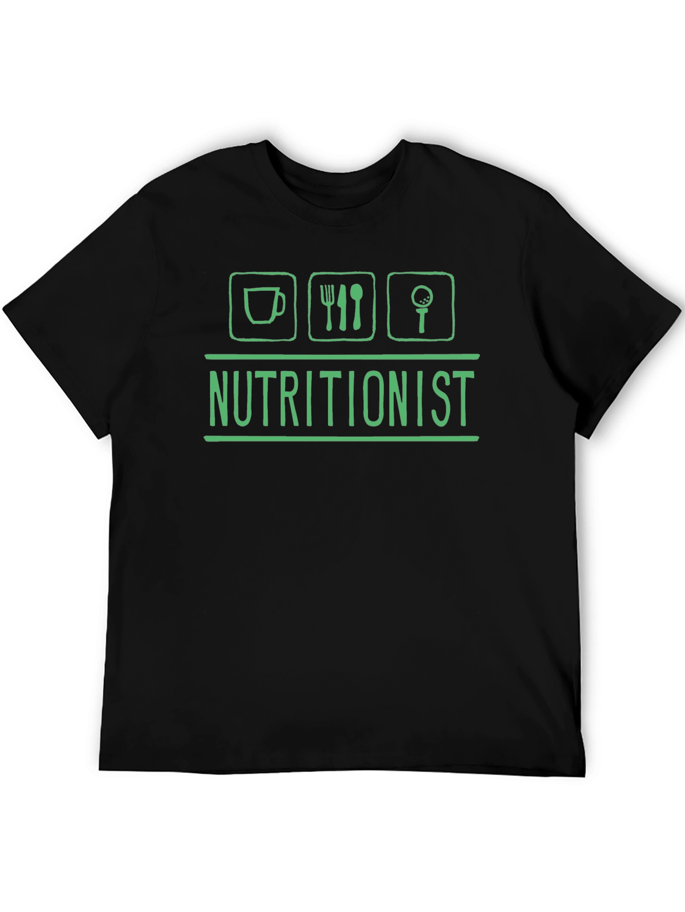 Nutritionist T-Shirt - Funny Food Golf Design
