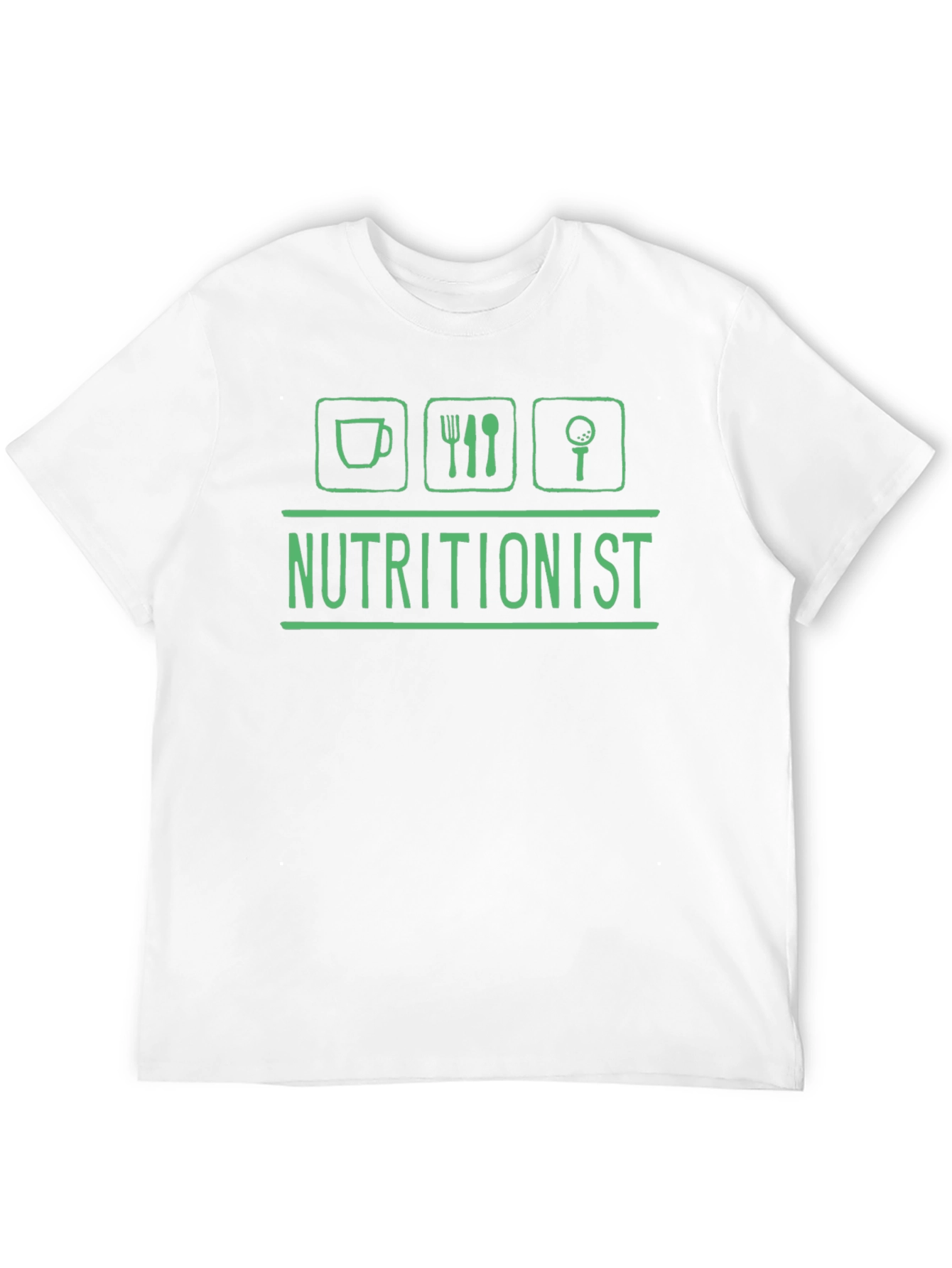 Nutritionist T-Shirt - Funny Food Golf Design