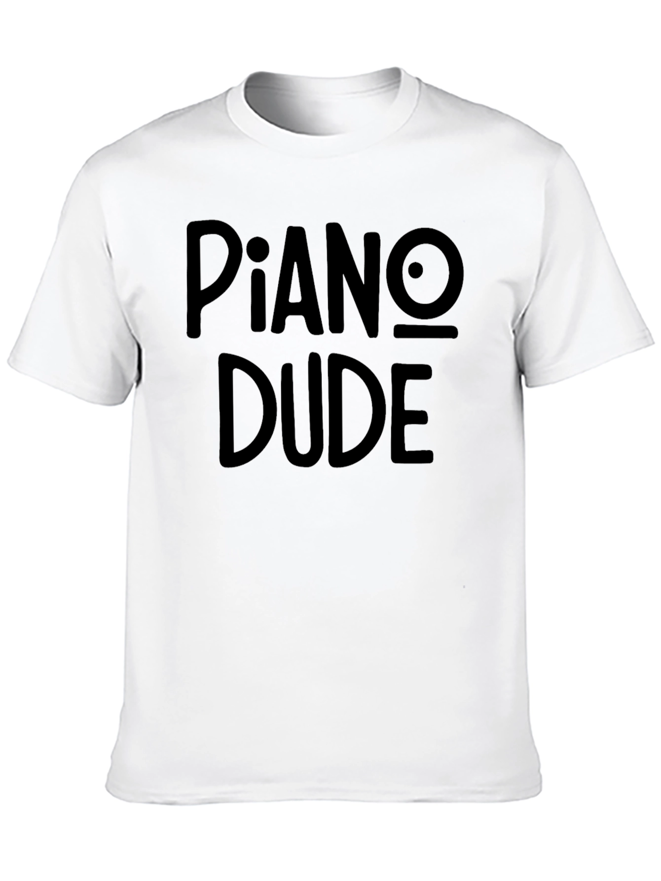 Piano Dude Graphic T-Shirt - Black