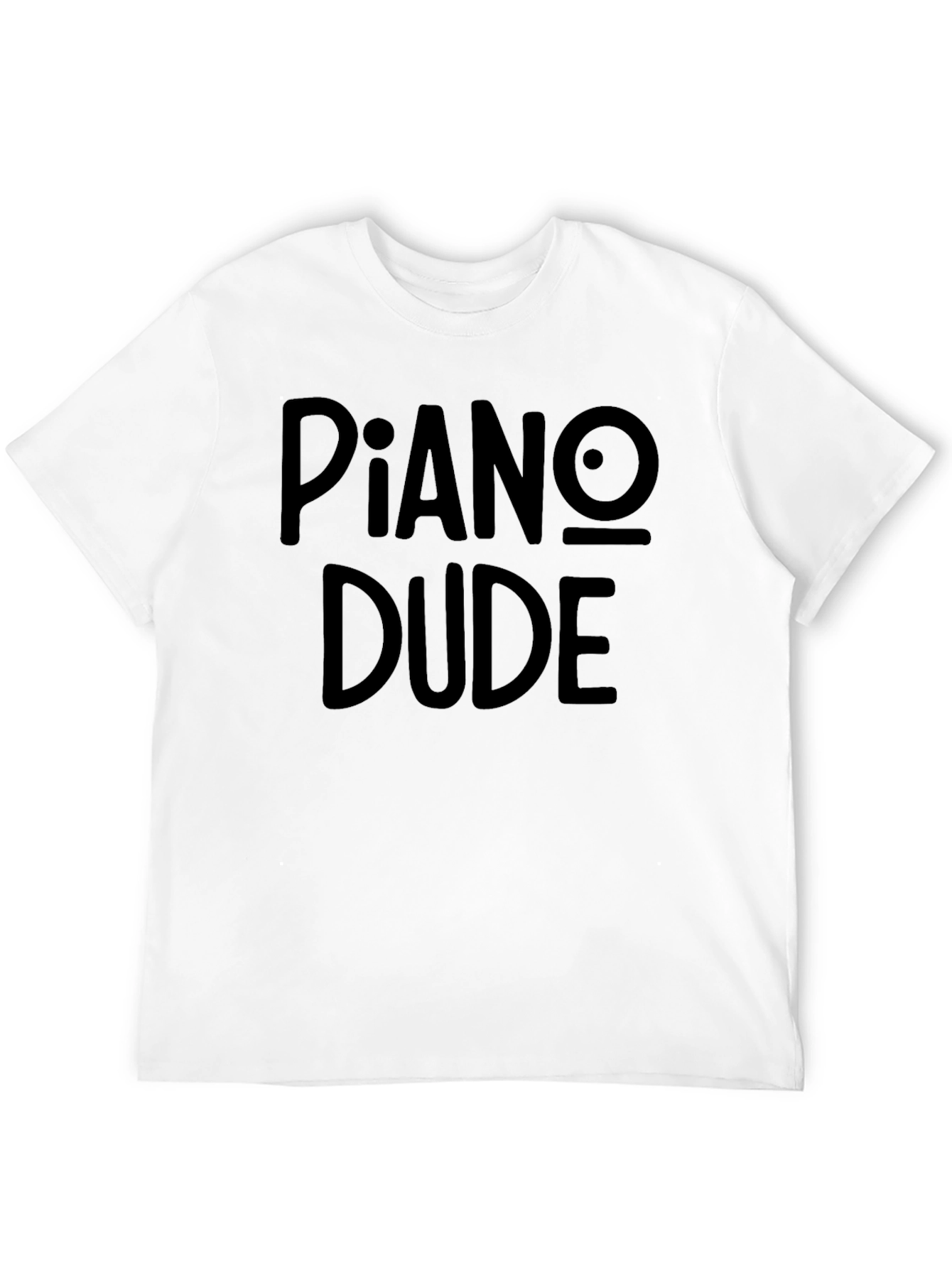 Piano Dude Graphic T-Shirt - Black