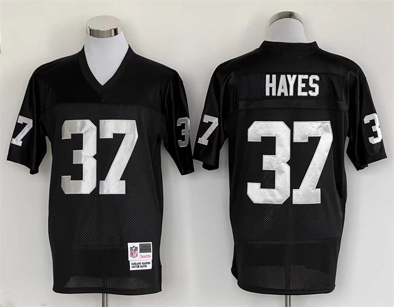 Men's Oakland Raiders Lester Hayes Mitchell & Ness Black Legacy Replica Jerseys