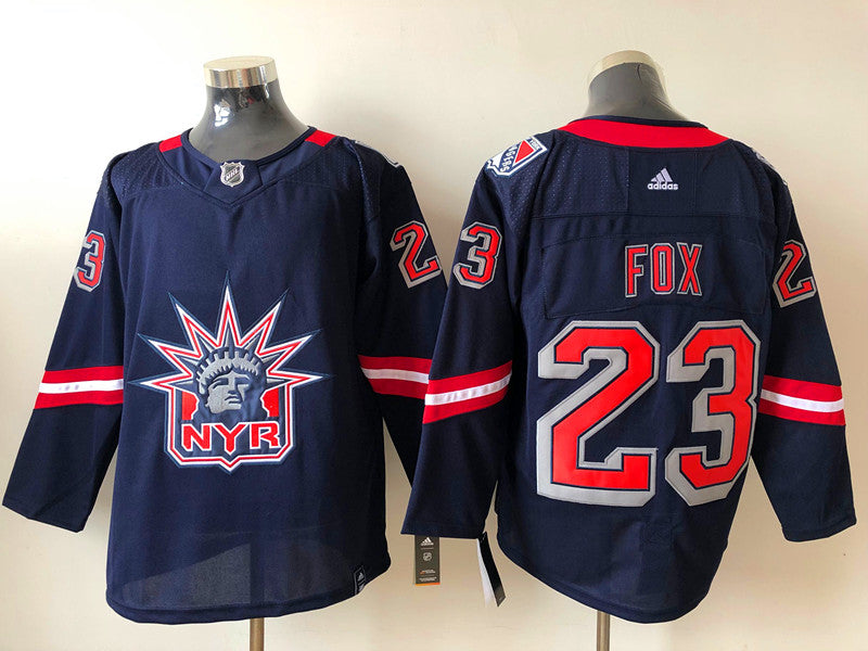 Men's New York Rangers Adam Fox #23 Navy Player Jerseys