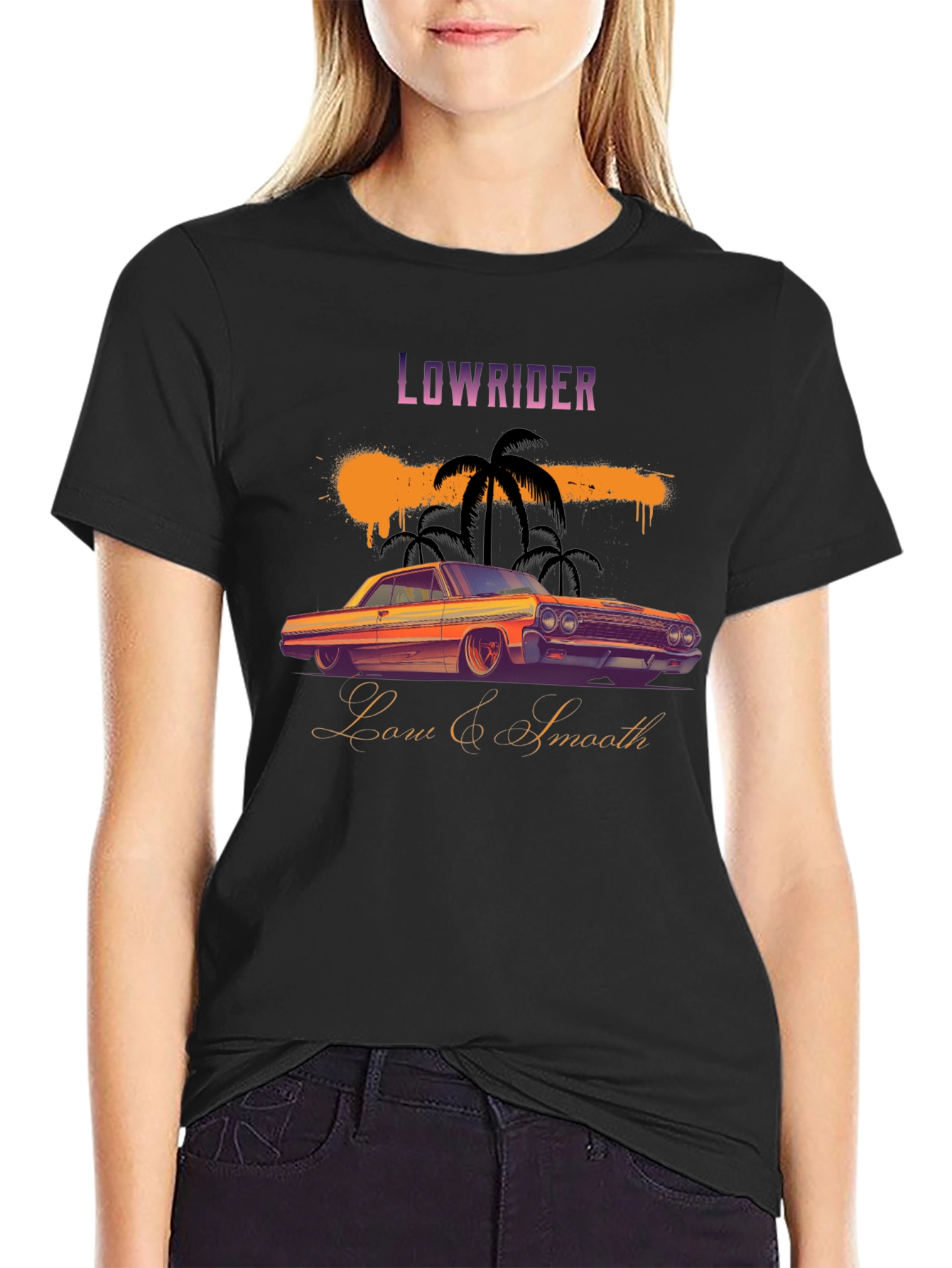 Lowrider Car Graphic T-Shirt