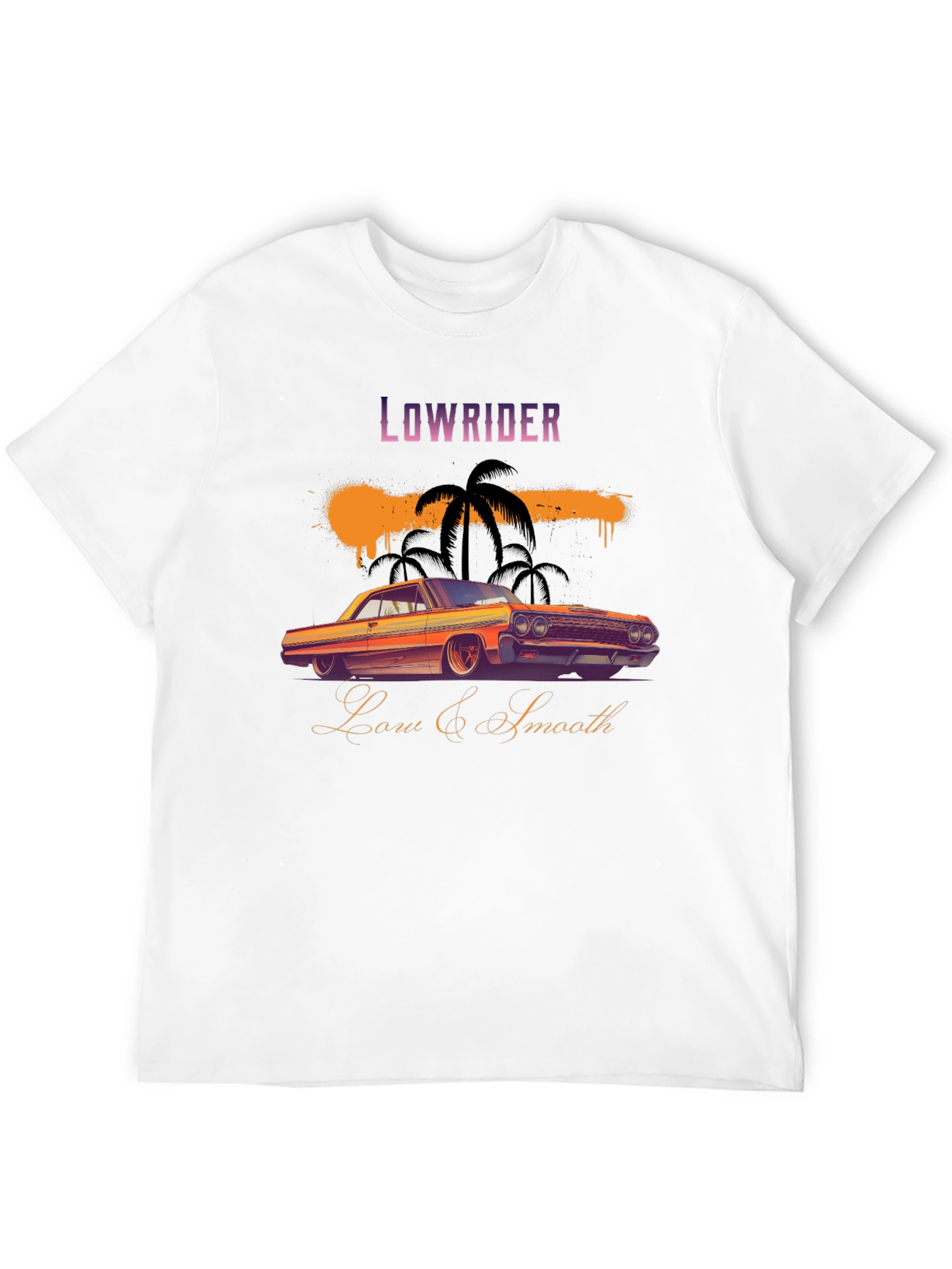 Lowrider Car Graphic T-Shirt