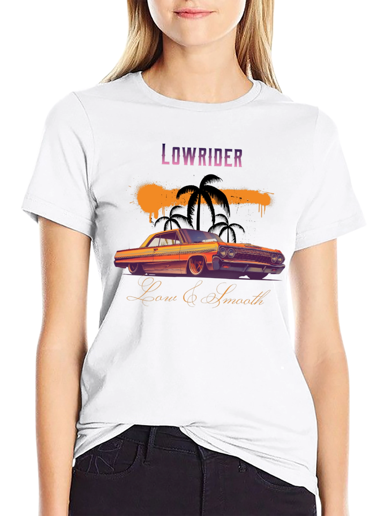 Lowrider Car Graphic T-Shirt