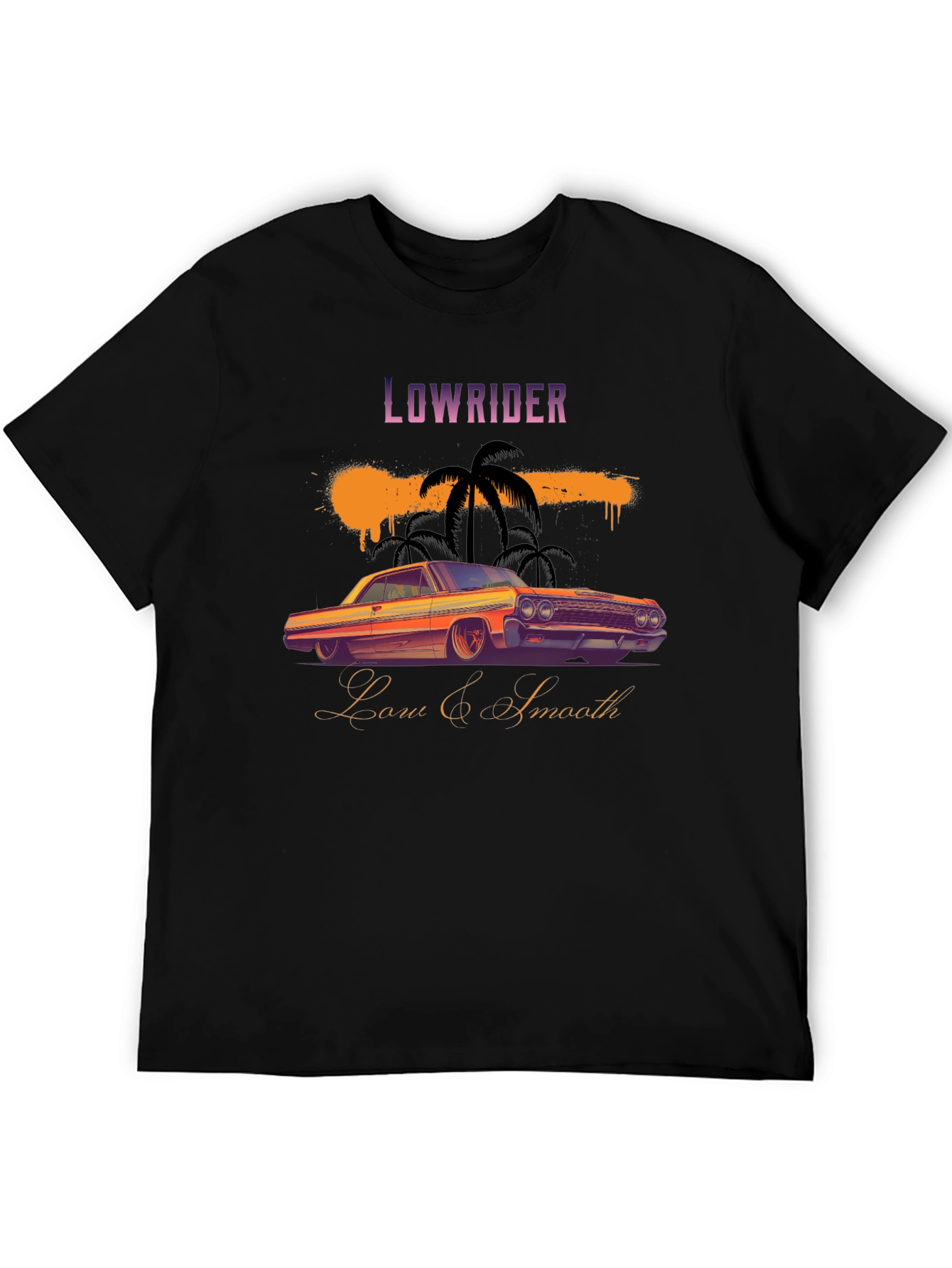 Lowrider Car Graphic T-Shirt