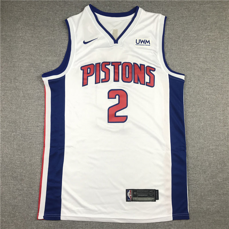 Men's Detroit Pistons Cade Cunningham White 2020/21 Swingman Fashion Jerseys
