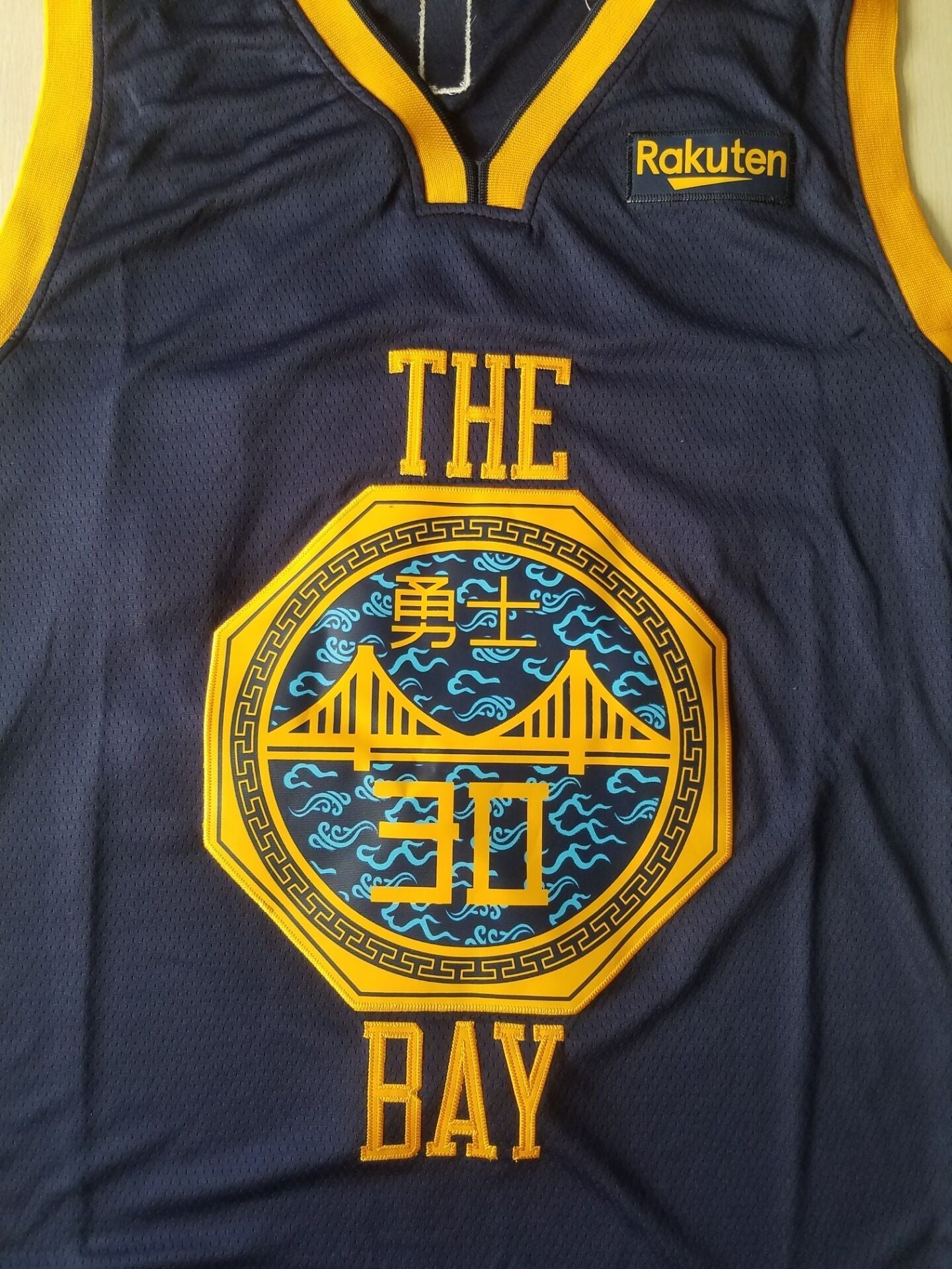 Men's Golden State Warriors Stephen Curry Navy Swingman Jerseys City Edition