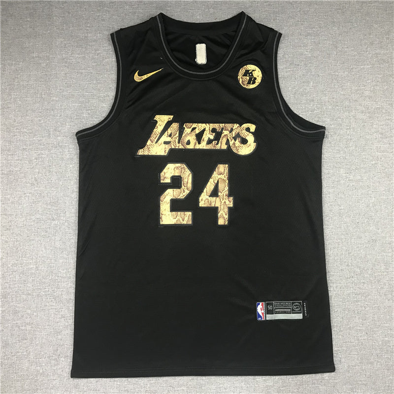 Men's Los Angeles Lakers Kobe Bryant #24 Black Swingman Player Jerseys
