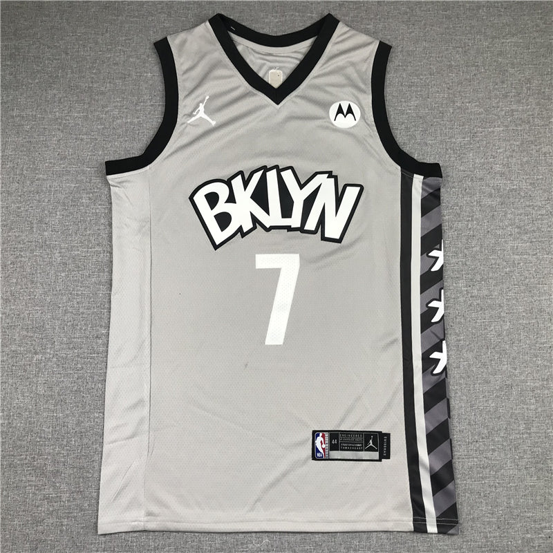 Men's Brooklyn Nets Kevin Durant Gray 2019 Fast Break Player Movement Jerseys