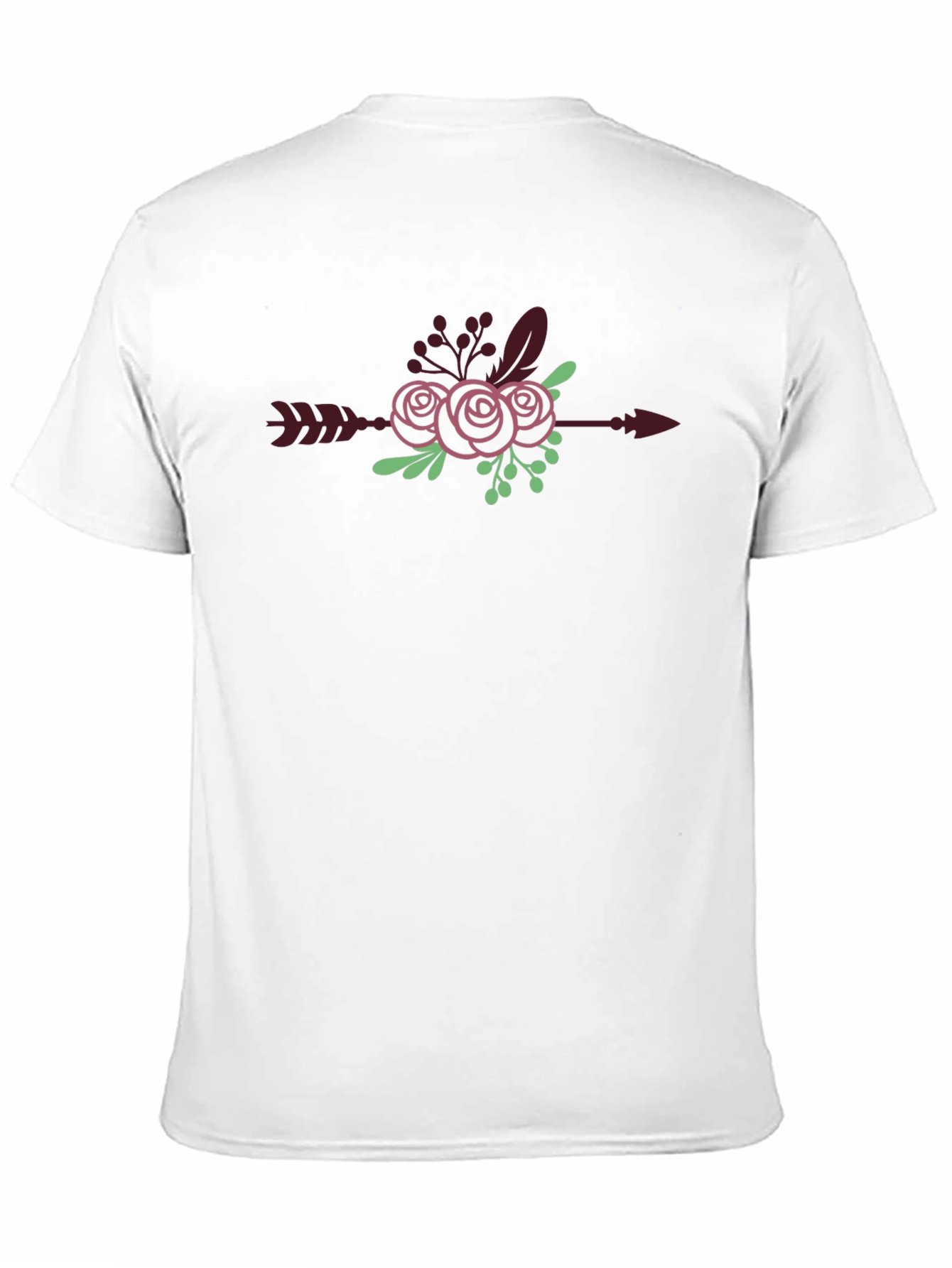 Floral Arrow Graphic Tee - Stylish Casual Wear
