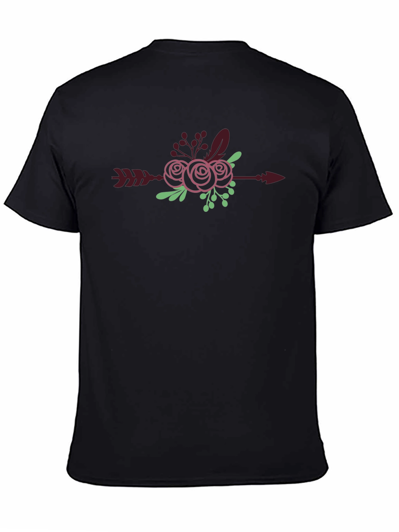 Floral Arrow Graphic Tee - Stylish Casual Wear