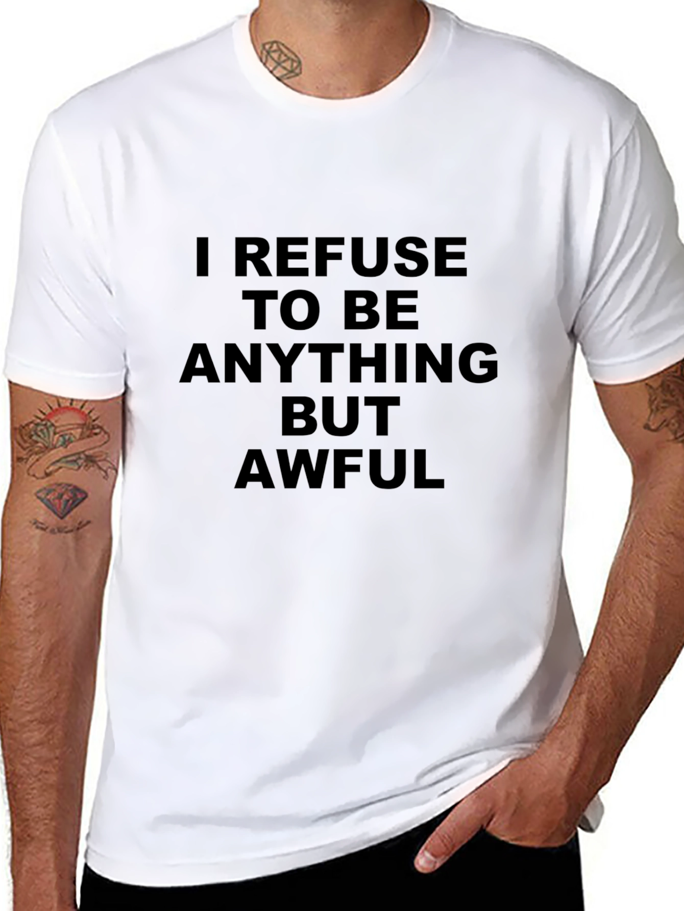 Awful Attitude T-Shirt - Funny Slogan Tee