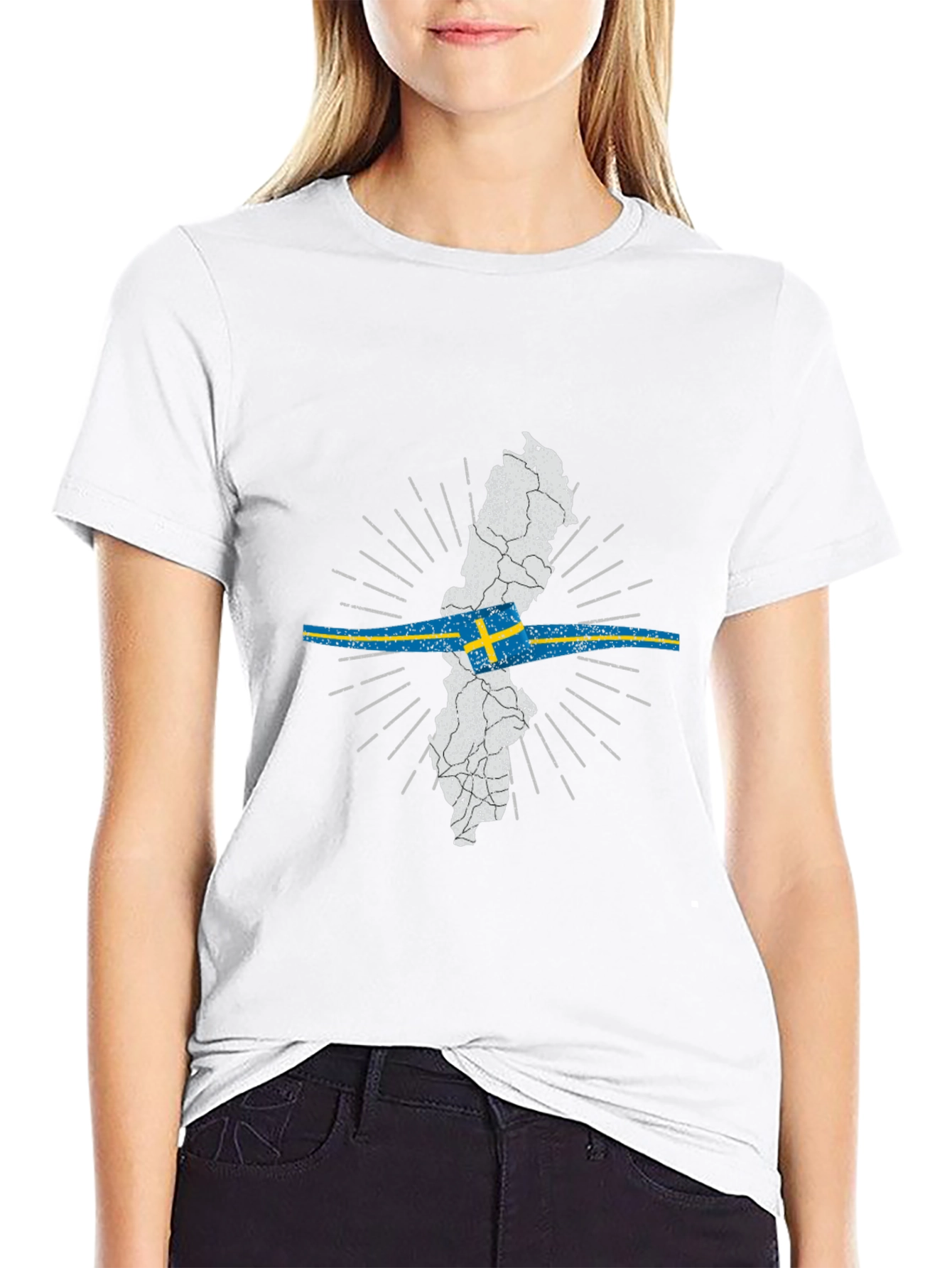 Sweden Map T-Shirt