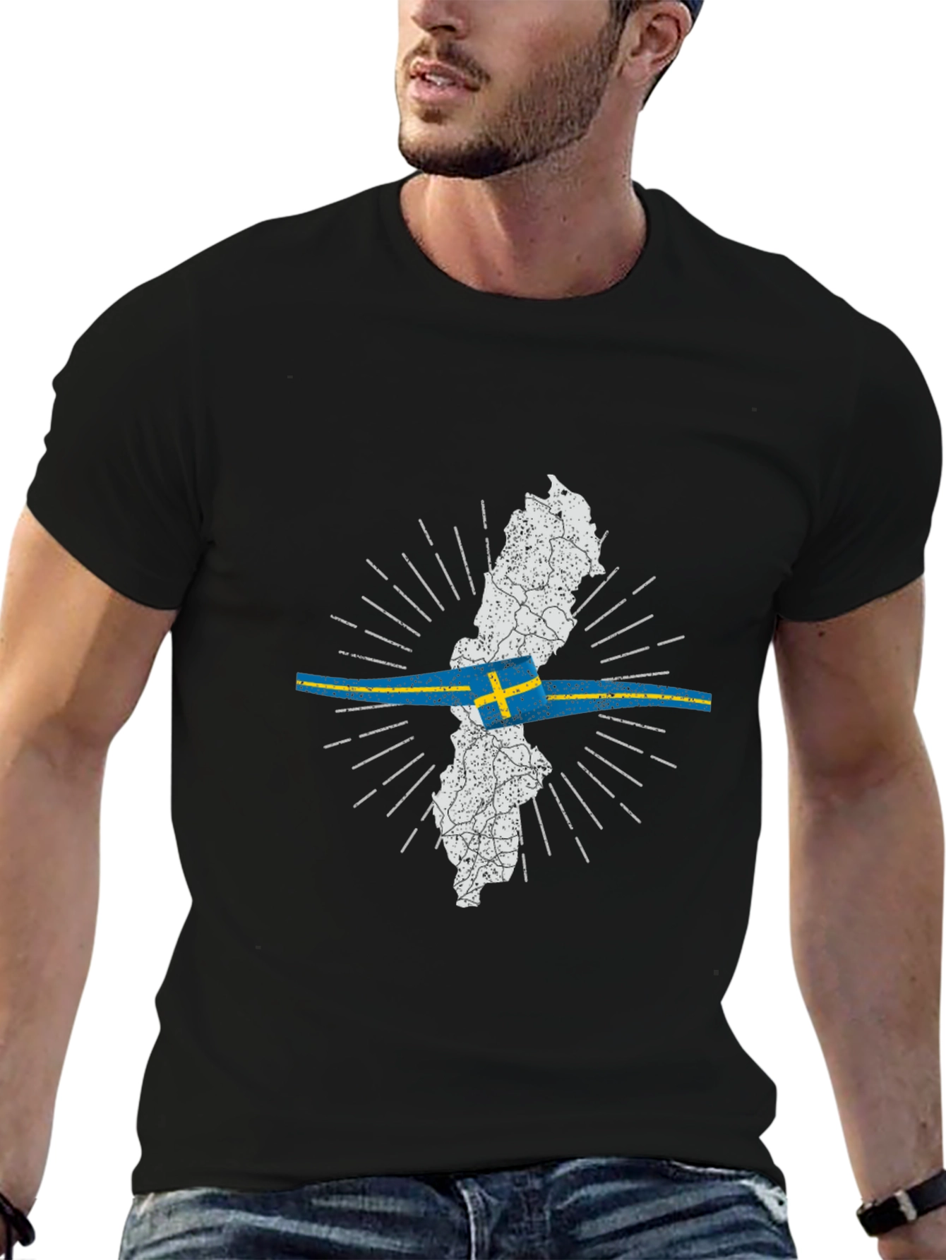 Sweden Map T-Shirt