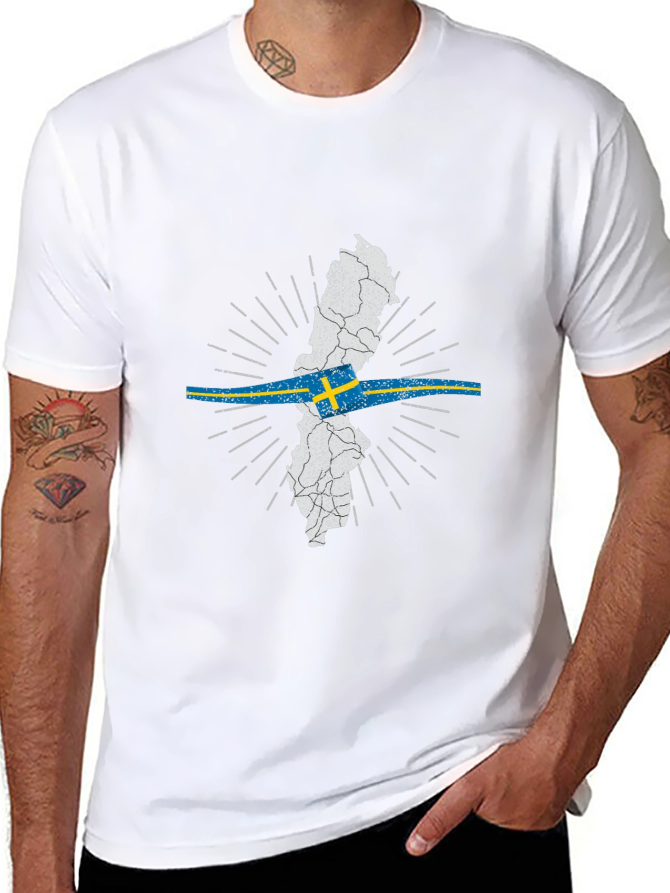 Sweden Map T-Shirt
