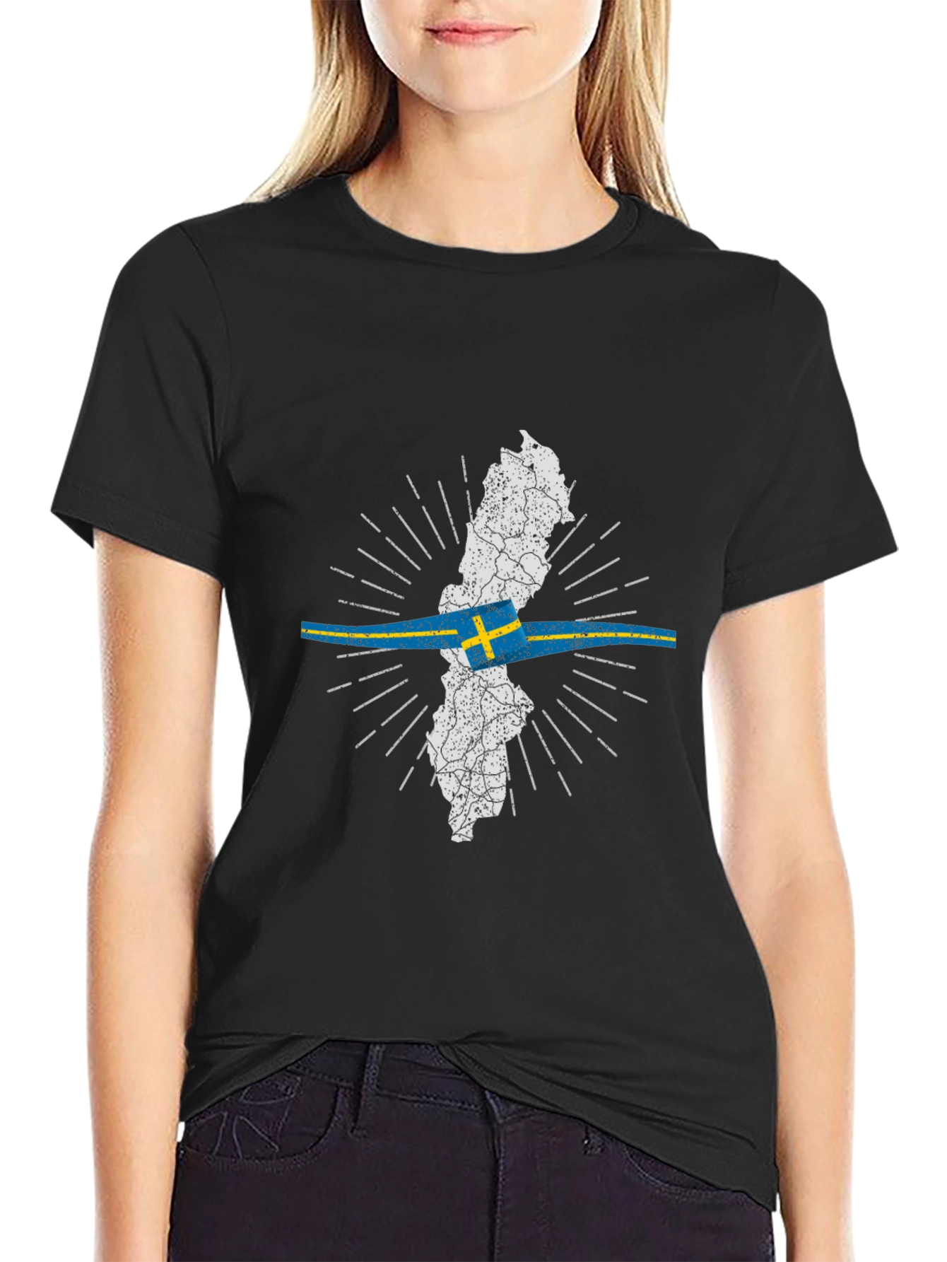 Sweden Map T-Shirt