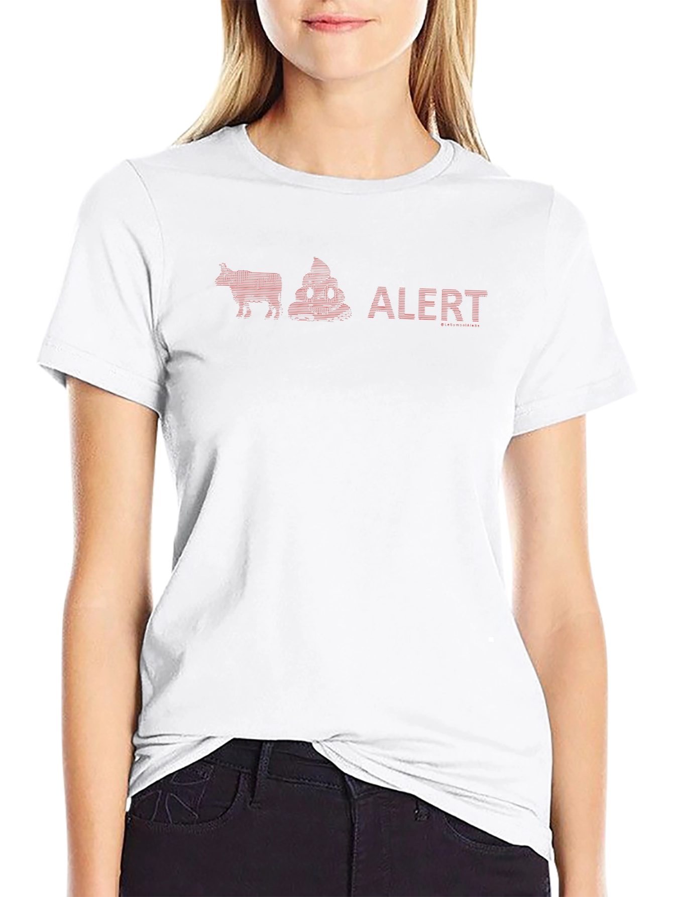 Cow Dung Alert Black T-Shirt