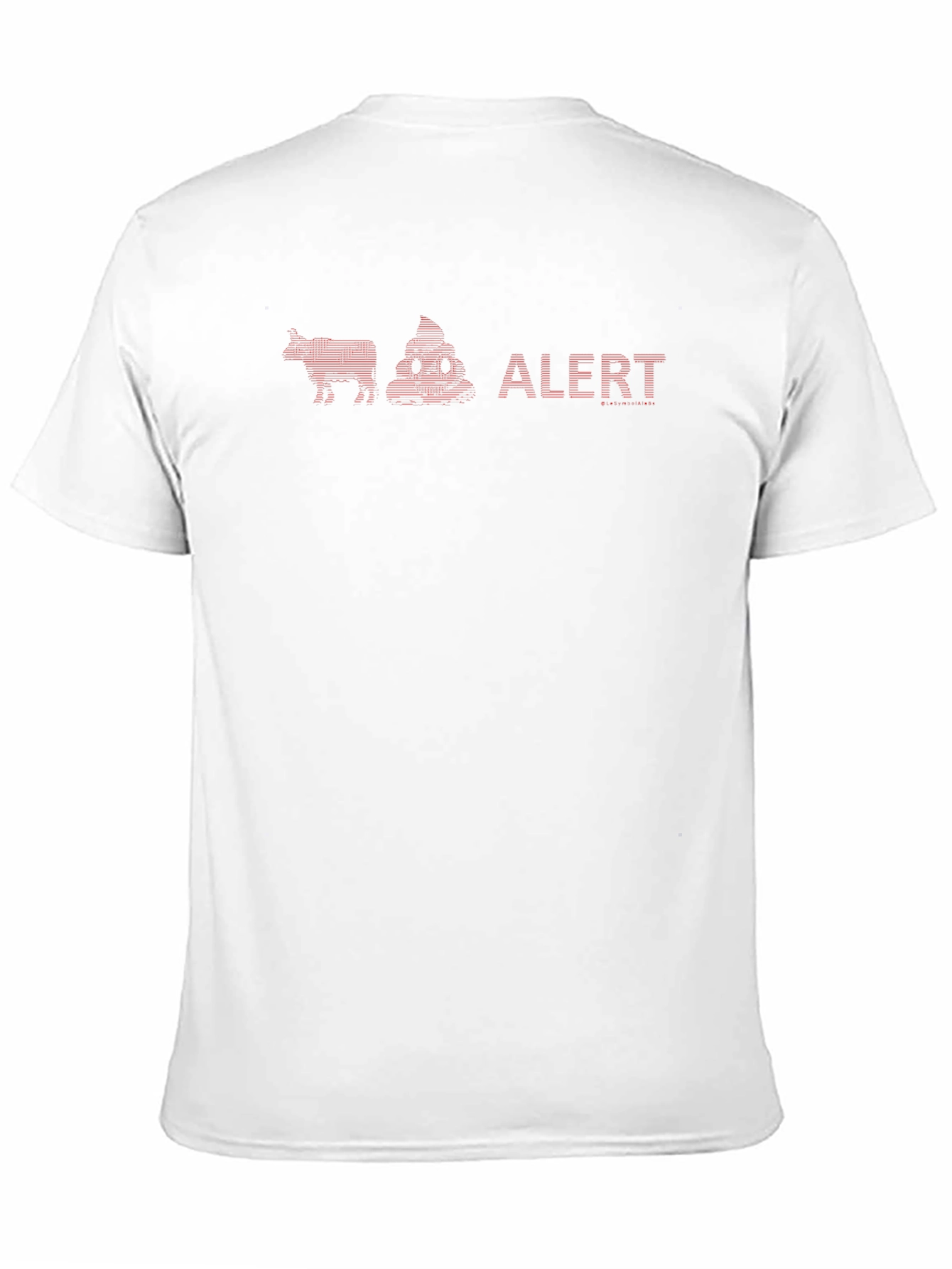 Cow Dung Alert Black T-Shirt