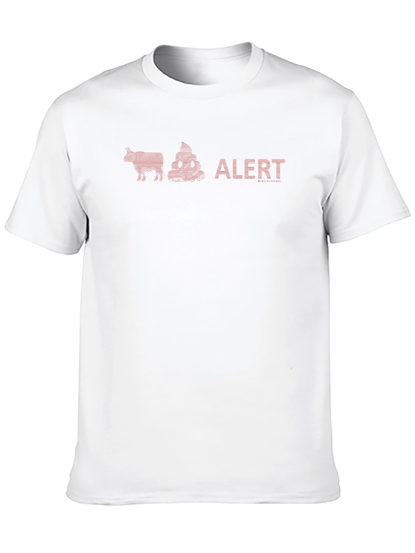 Cow Dung Alert Black T-Shirt