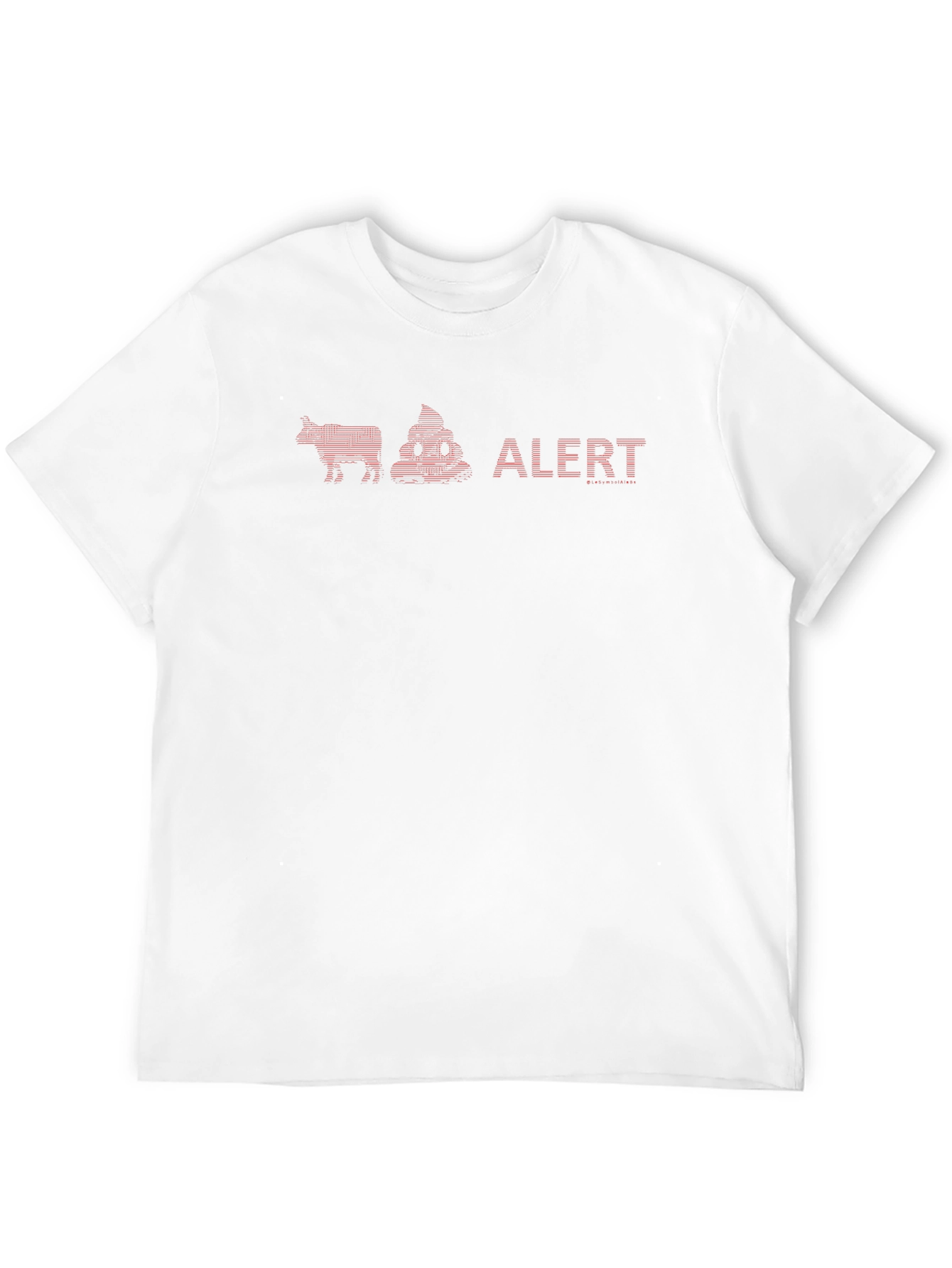 Cow Dung Alert Black T-Shirt