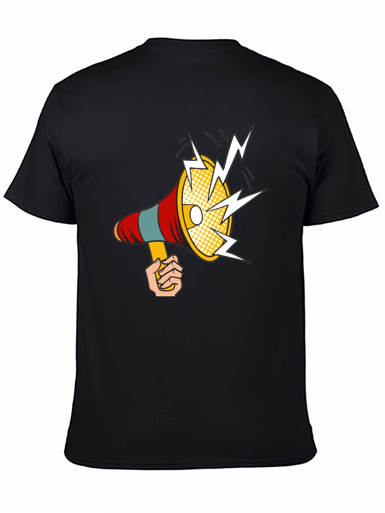 Loud Graphic Tee - Megaphone Design