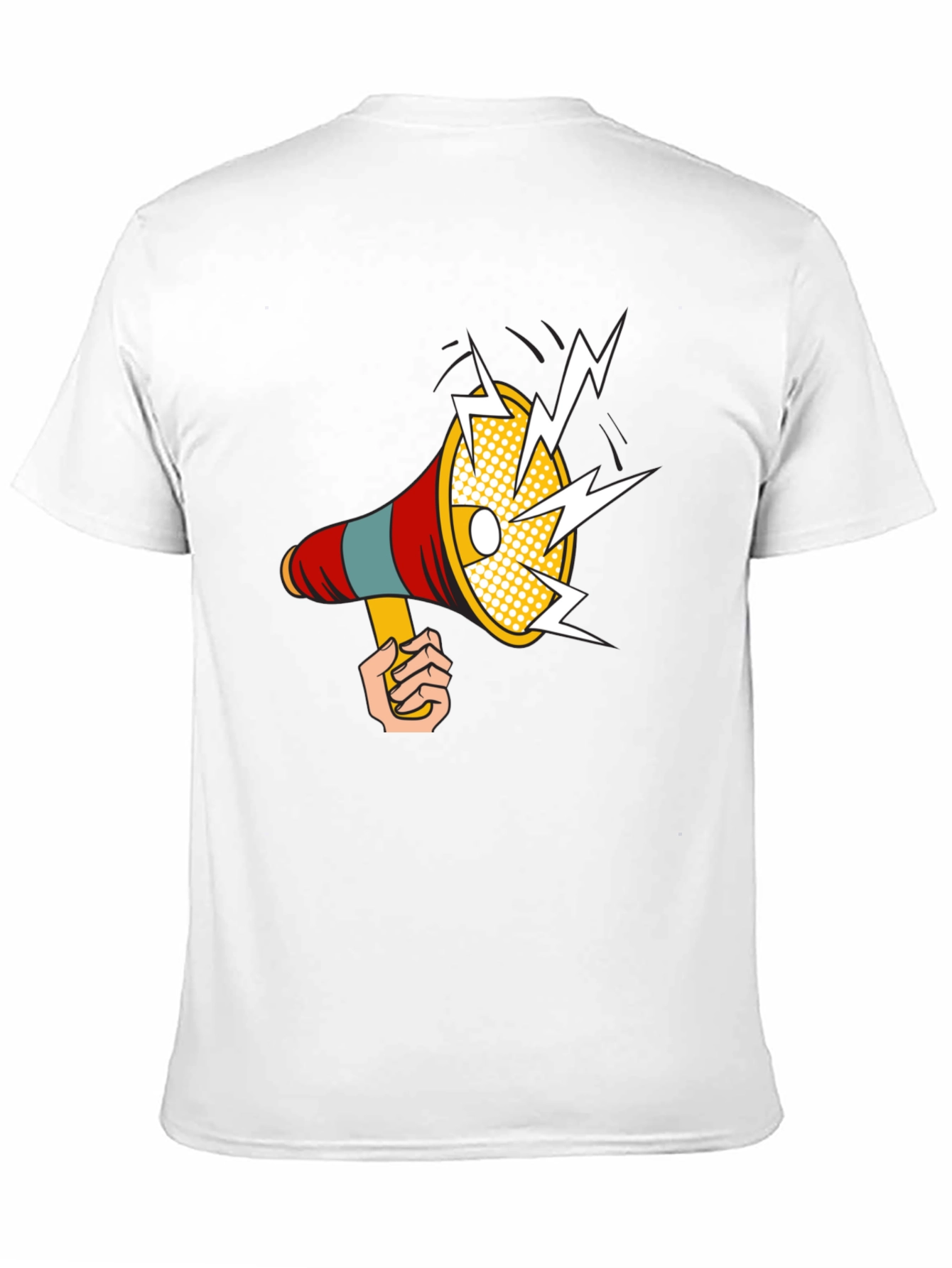 Loud Graphic Tee - Megaphone Design