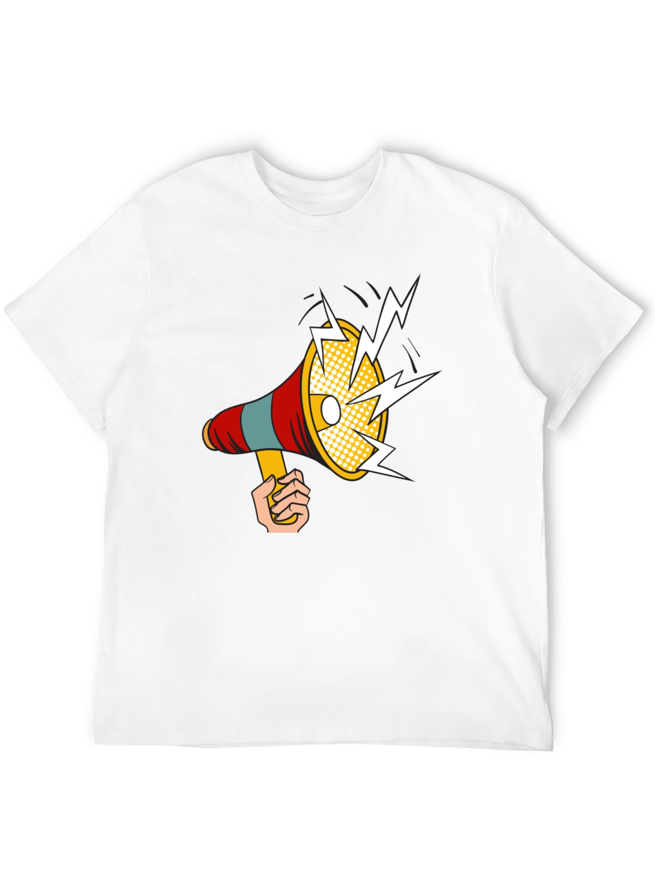 Loud Graphic Tee - Megaphone Design
