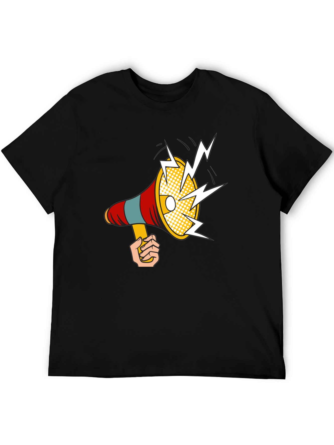 Loud Graphic Tee - Megaphone Design