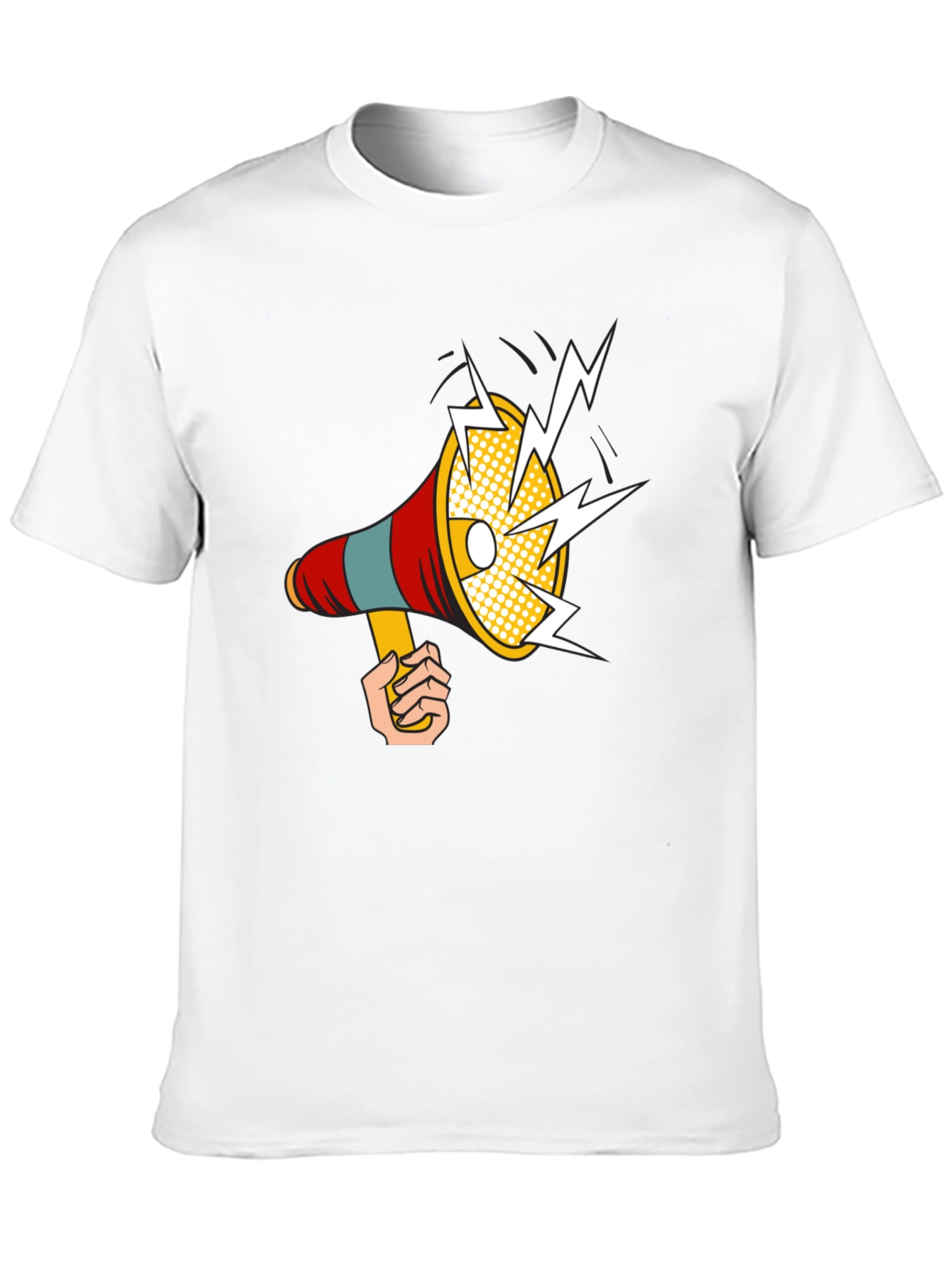 Loud Graphic Tee - Megaphone Design