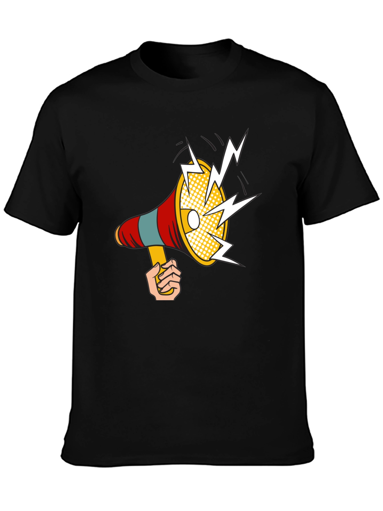 Loud Graphic Tee - Megaphone Design