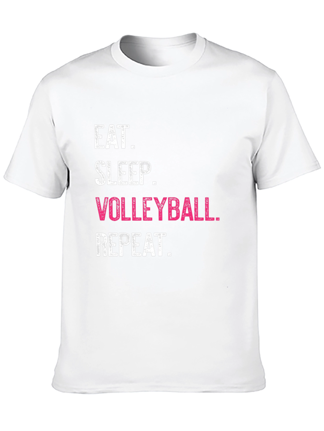 Eat Sleep Volleyball Repeat Black T-Shirt