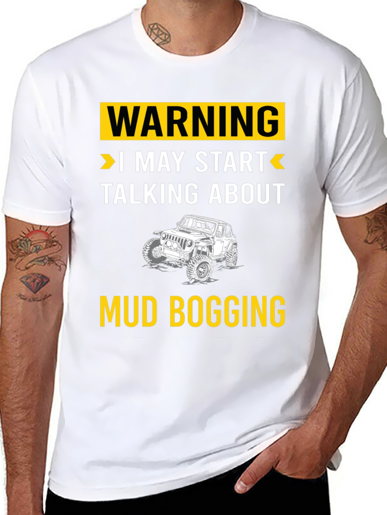 Warning Mud Bogging T-Shirt
