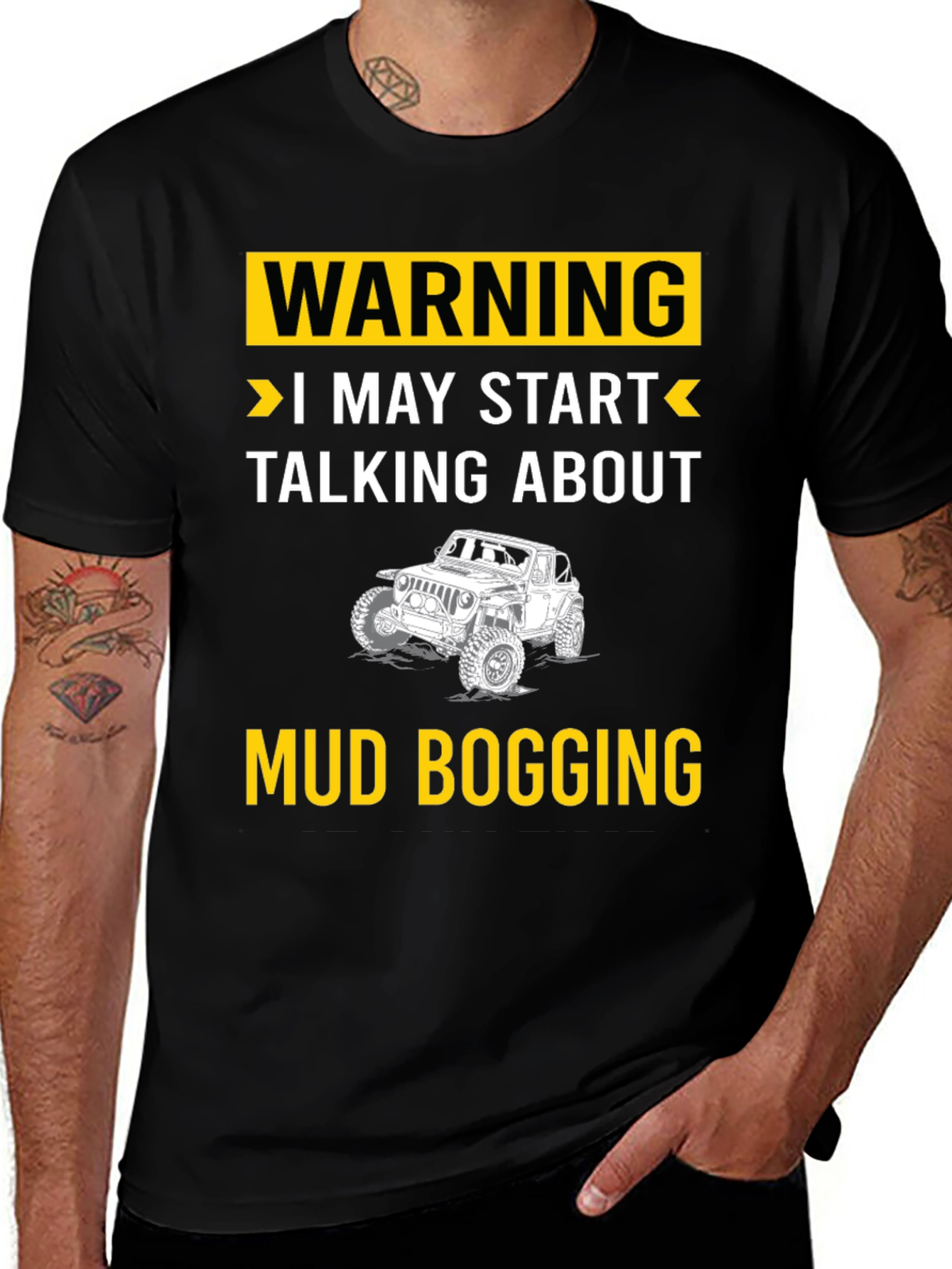 Warning Mud Bogging T-Shirt