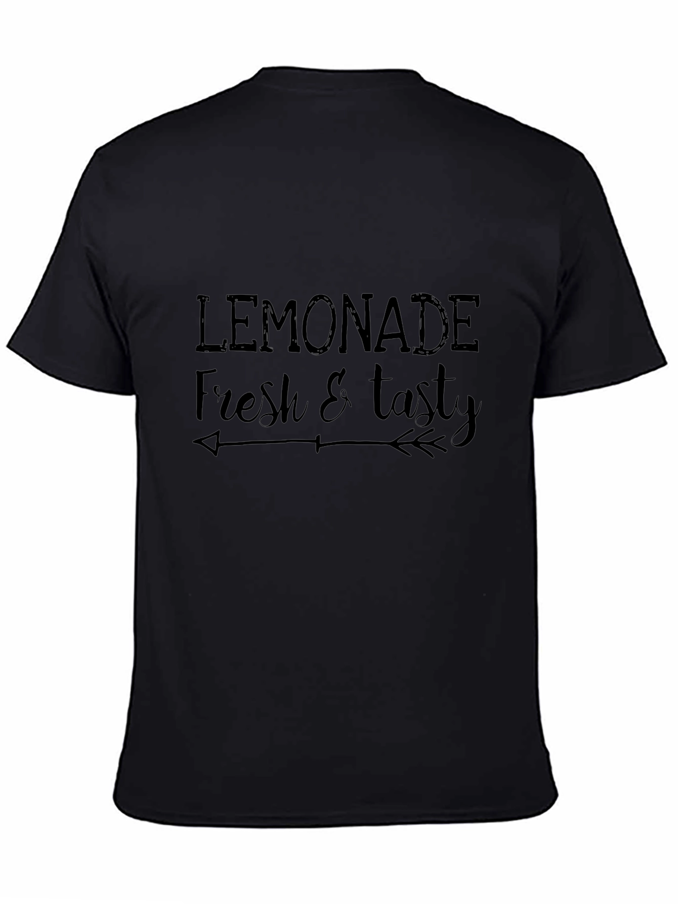 Lemonade Fresh & Tasty Black Graphic Tee