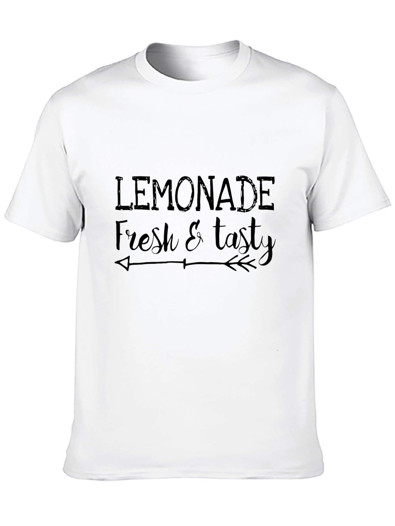 Lemonade Fresh & Tasty Black Graphic Tee