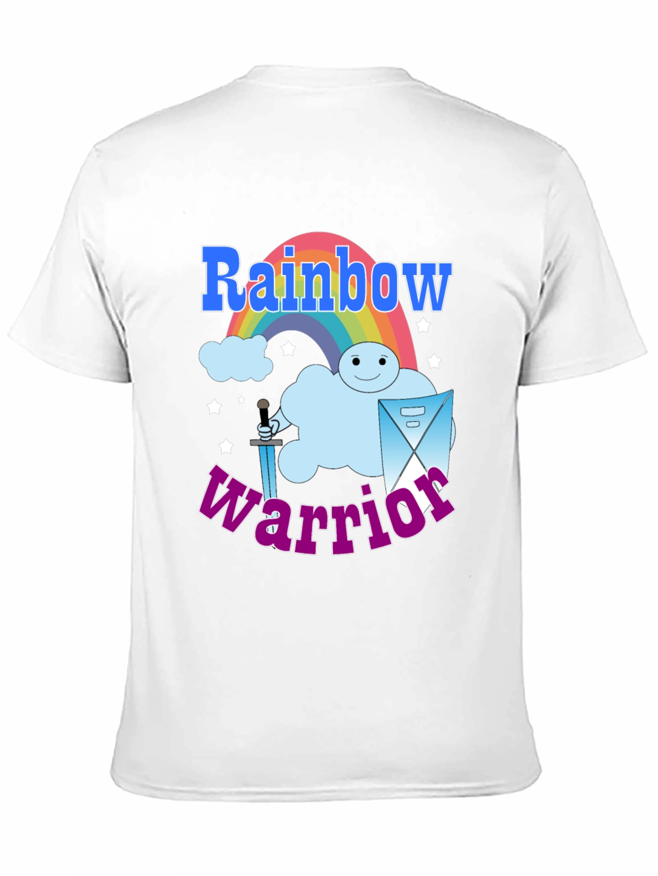 Rainbow Warrior Graphic Tee - Mens Black T-Shirt