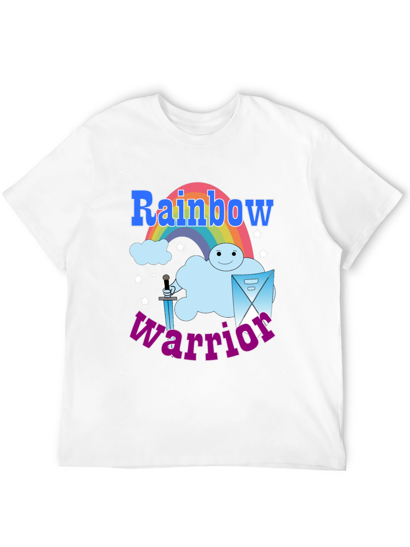 Rainbow Warrior Graphic Tee - Mens Black T-Shirt