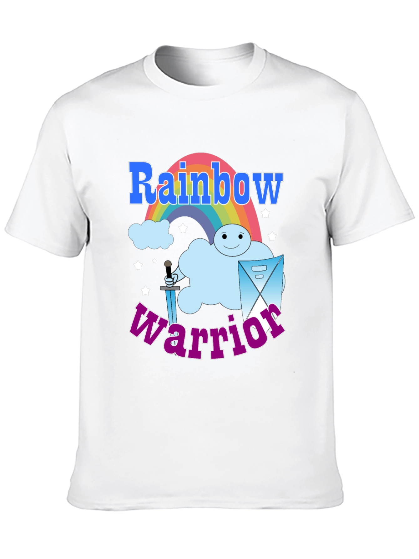 Rainbow Warrior Graphic Tee - Mens Black T-Shirt