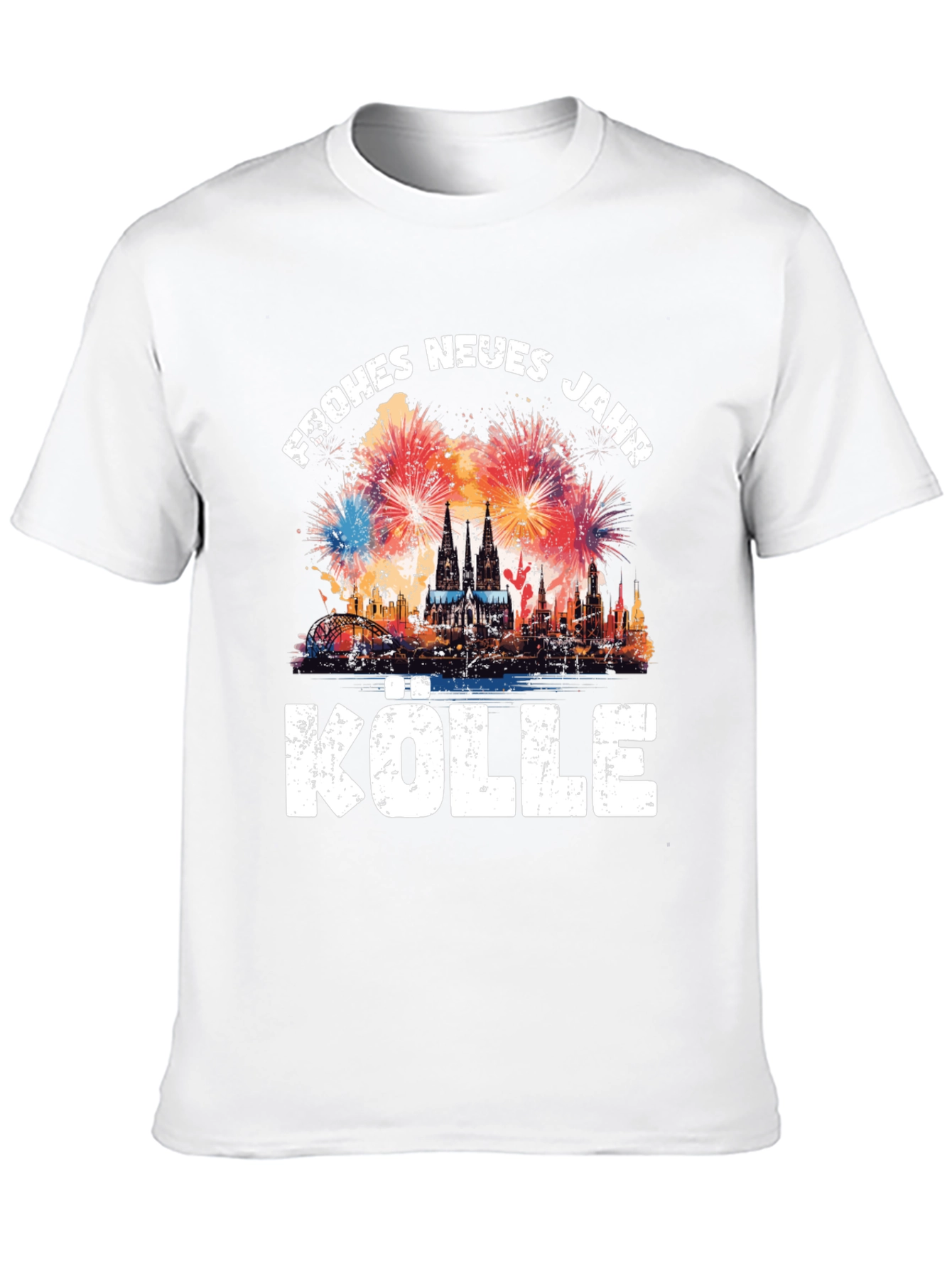 Frohes Neues Jahr Kölle Black T-Shirt