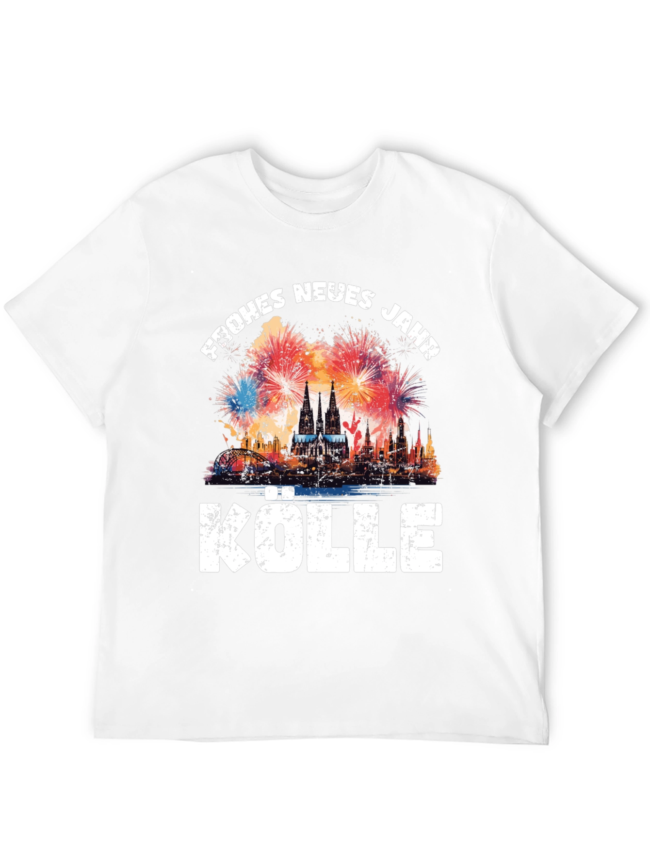 Frohes Neues Jahr Kölle Black T-Shirt