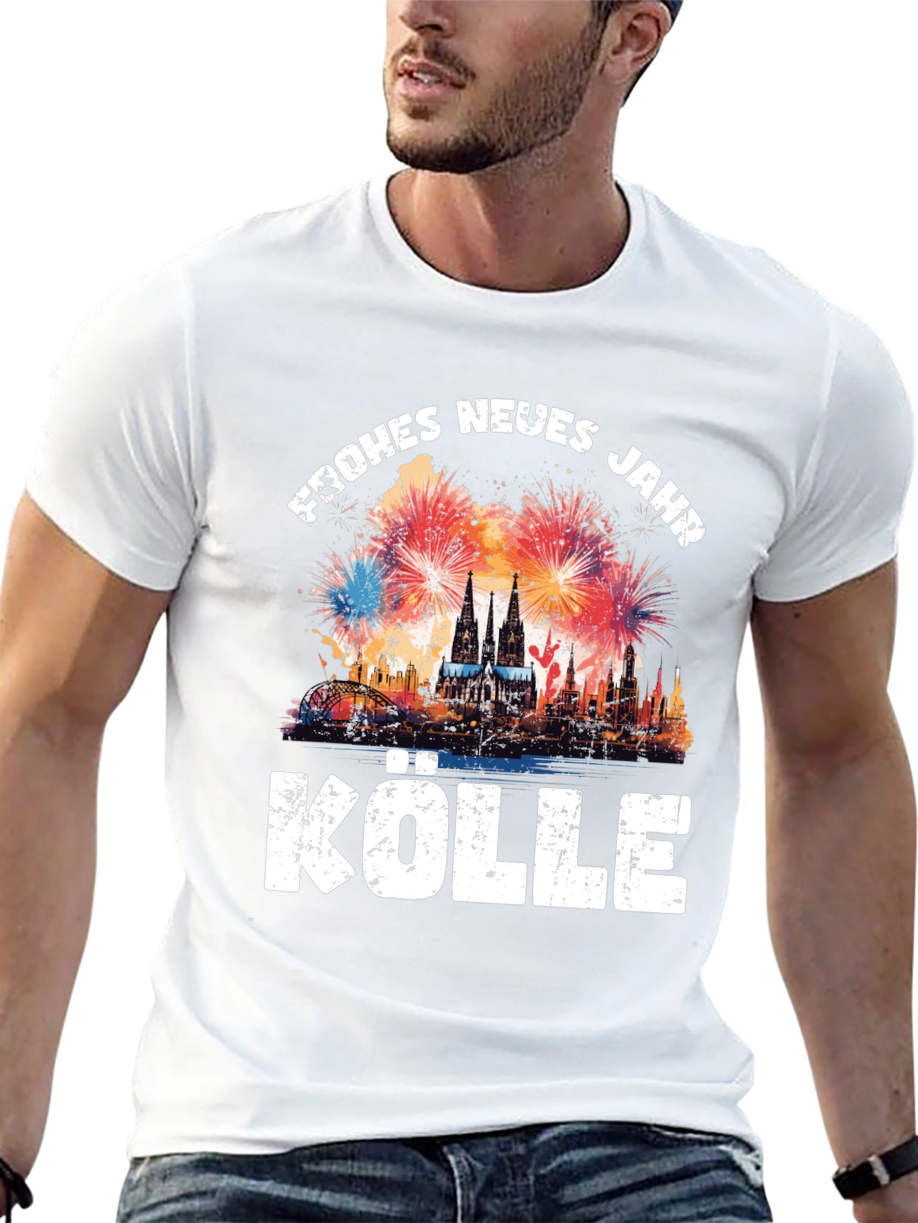 Frohes Neues Jahr Kölle Black T-Shirt