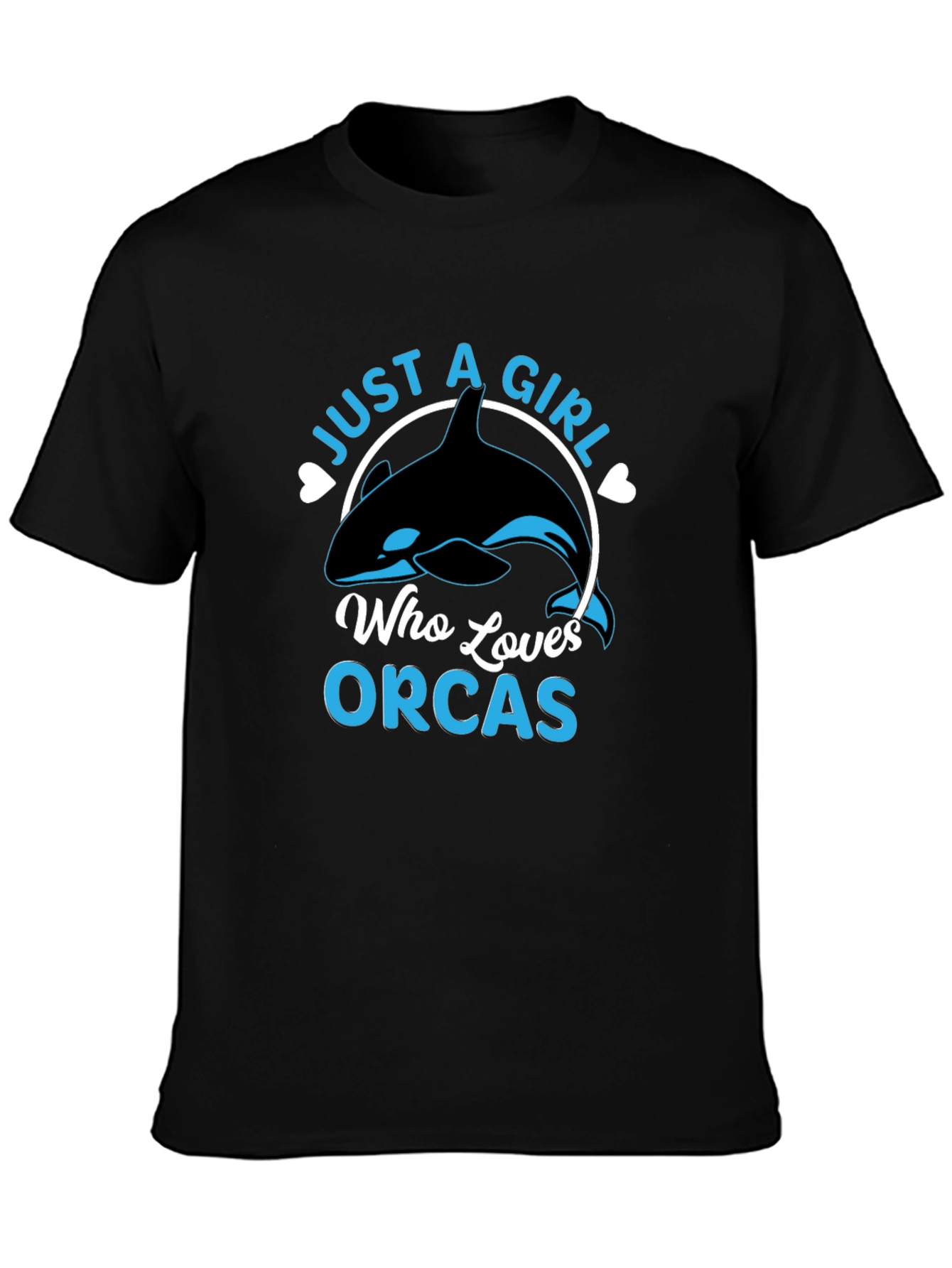 Just A Girl Who Loves Orcas T-Shirt