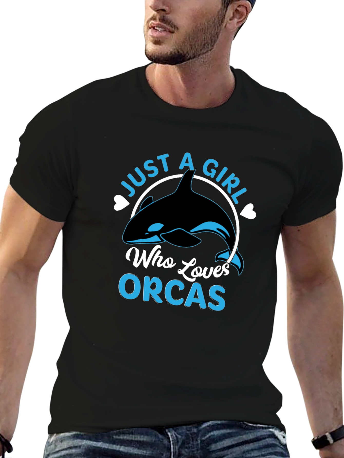Just A Girl Who Loves Orcas T-Shirt